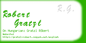 robert gratzl business card